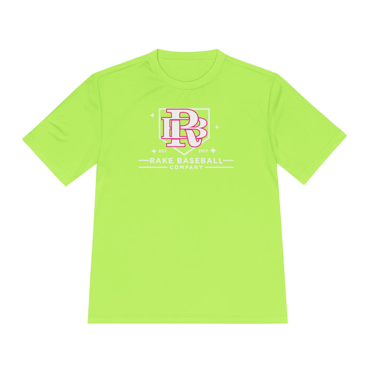 Rake Baseball Homeplate Tee Dry Fit Tee - Rake Baseball Company - RAKE BASEBALL | BASEBALL T-SHIRT | BASEBALL CLOTHING | GOOD VIBES ONLY