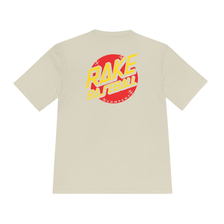 Rake Dot Dry Fit Tee - Rake Baseball Company - RAKE BASEBALL | BASEBALL T-SHIRT | BASEBALL CLOTHING | GOOD VIBES ONLY