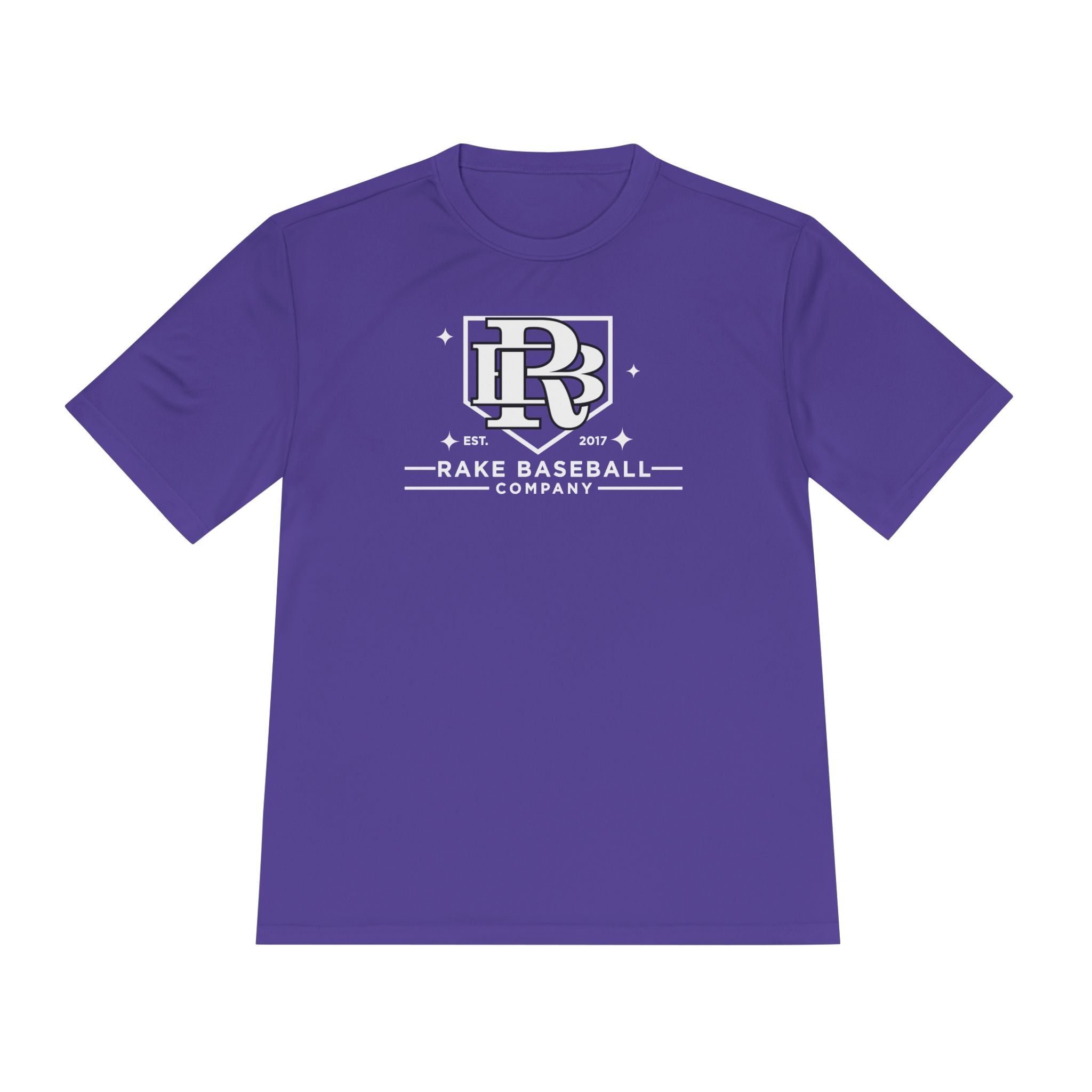 Rake Baseball Homeplate Tee Dry Fit Tee - Rake Baseball Company - RAKE BASEBALL | BASEBALL T-SHIRT | BASEBALL CLOTHING | GOOD VIBES ONLY