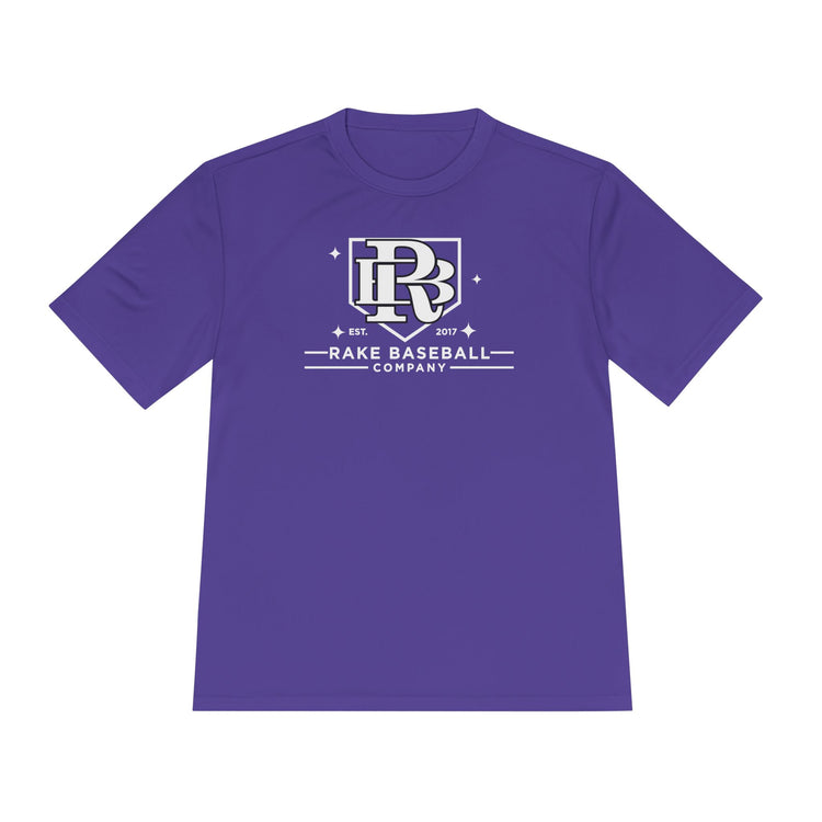 Rake Baseball Homeplate Tee Dry Fit Tee - Rake Baseball Company - RAKE BASEBALL | BASEBALL T-SHIRT | BASEBALL CLOTHING | GOOD VIBES ONLY