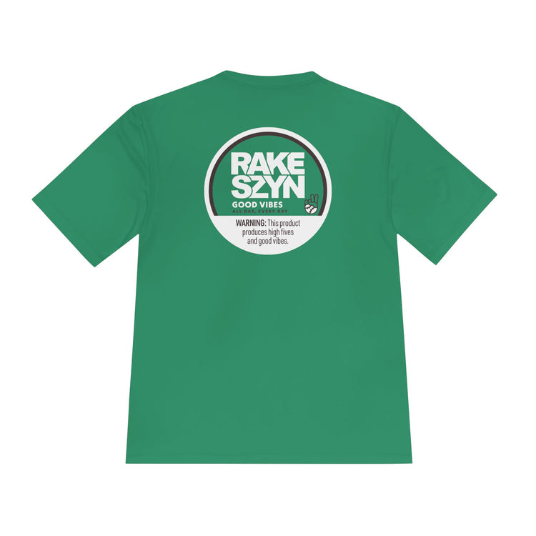 Rake SZYN Dry Fit Tee - Rake Baseball Company - RAKE BASEBALL | BASEBALL T-SHIRT | BASEBALL CLOTHING | GOOD VIBES ONLY