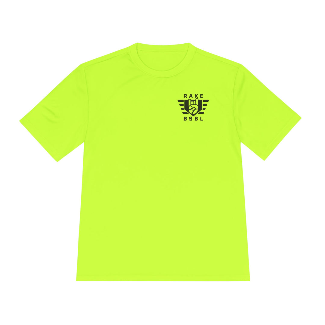 Rake Flag Dry Fit Tee - Rake Baseball Company - RAKE BASEBALL | BASEBALL T-SHIRT | BASEBALL CLOTHING | GOOD VIBES ONLY