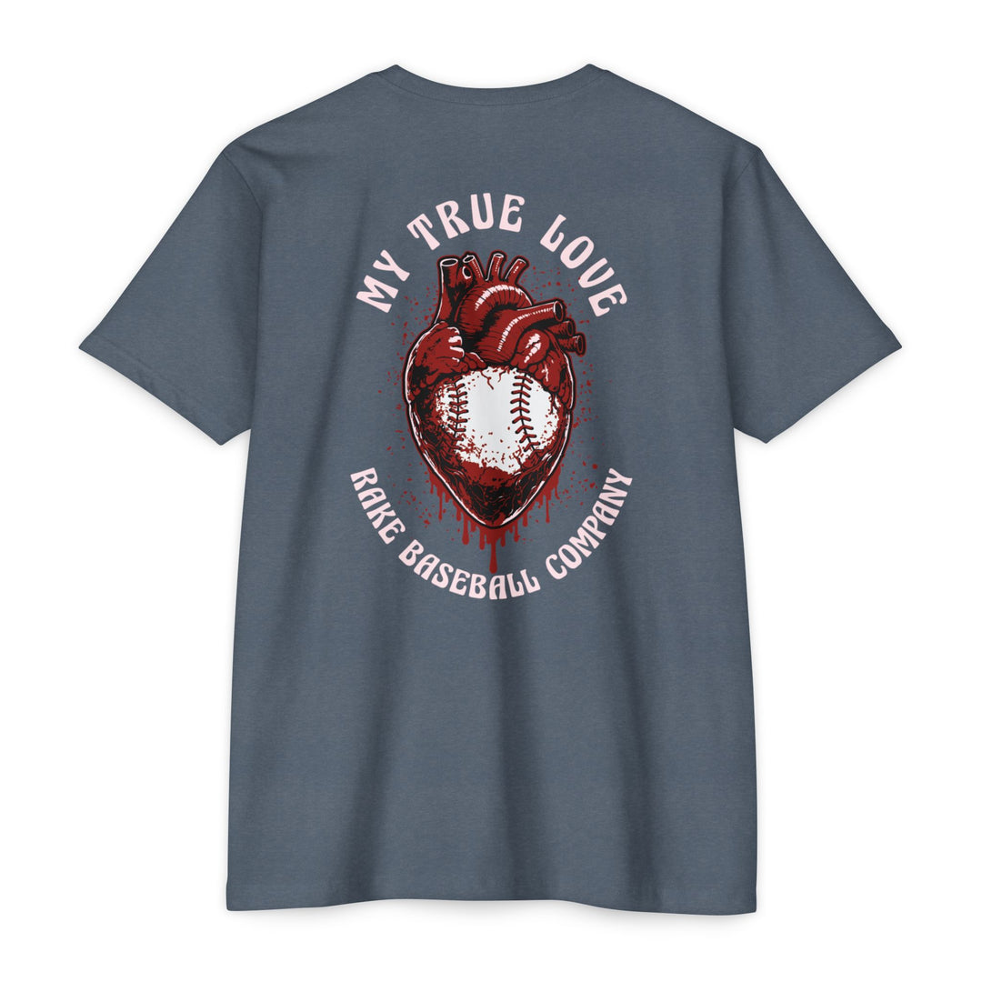 My True Love Baseball Tee - Rake Baseball Company - RAKE BASEBALL | BASEBALL T-SHIRT | BASEBALL CLOTHING | GOOD VIBES ONLY