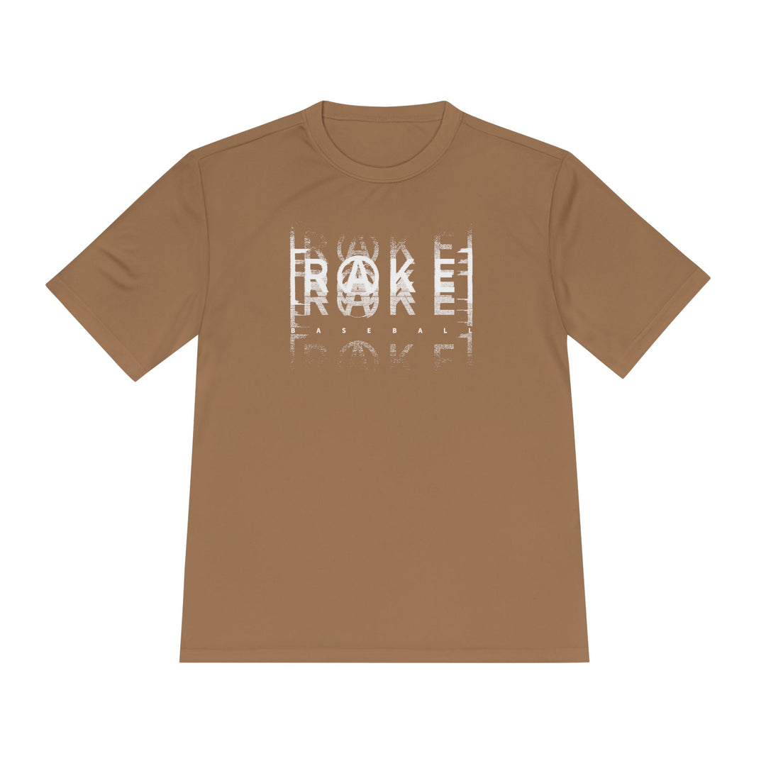 Rake A Graphic Dry Fit Tee - Rake Baseball Company - RAKE BASEBALL | BASEBALL T-SHIRT | BASEBALL CLOTHING | GOOD VIBES ONLY