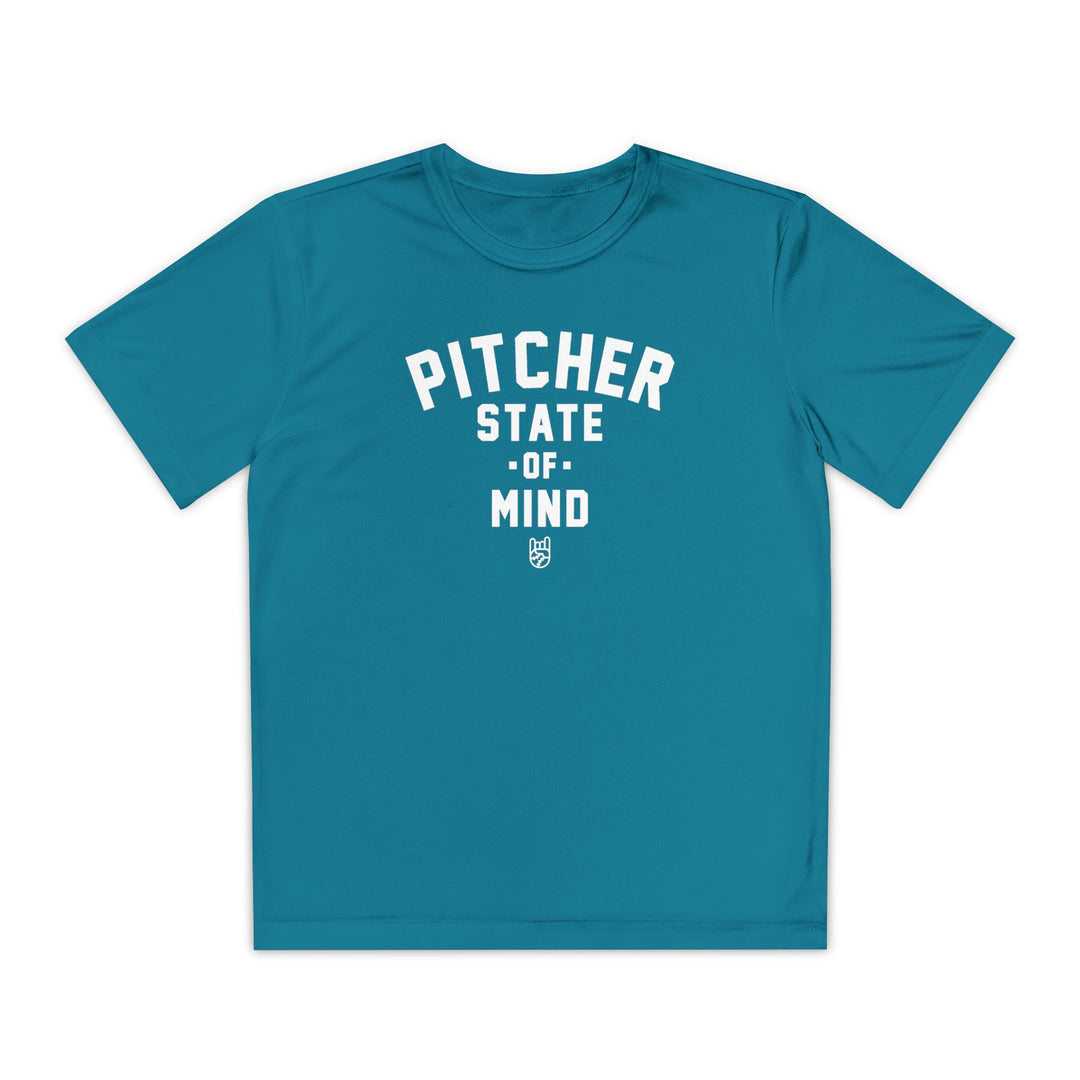 Kids Pitcher State Of Mind Dry Fit Tee