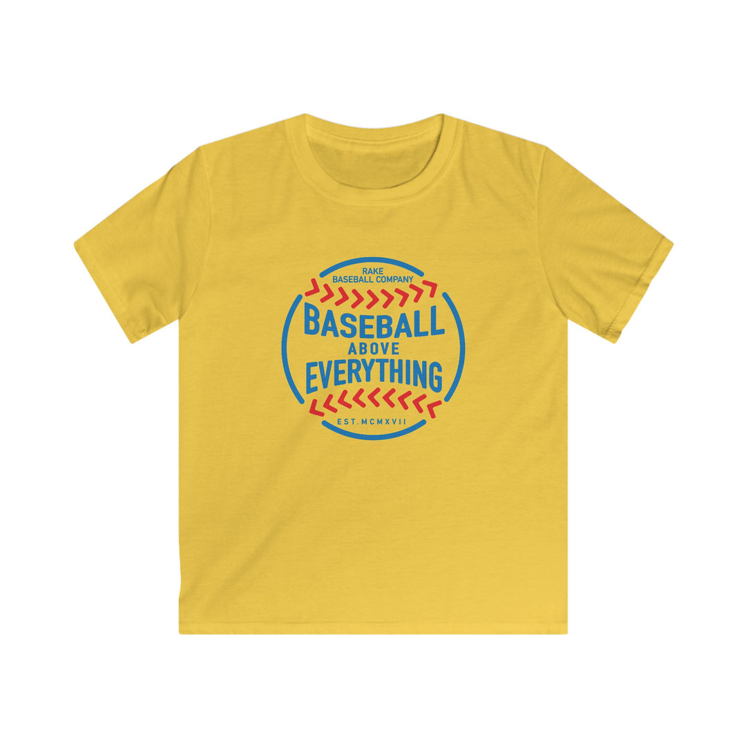 Kids Baseball Above Everything Tee