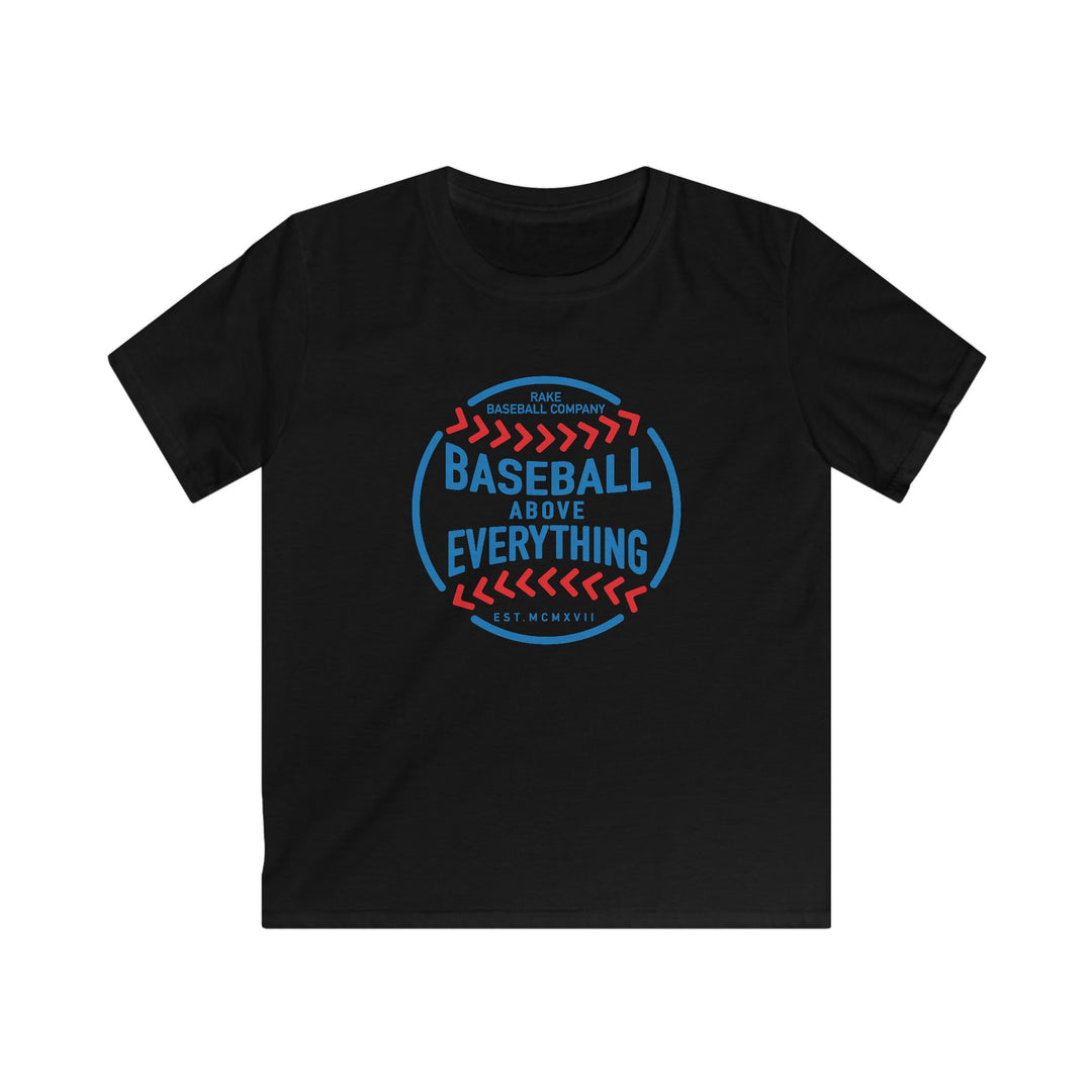 Kids Baseball Above Everything Tee