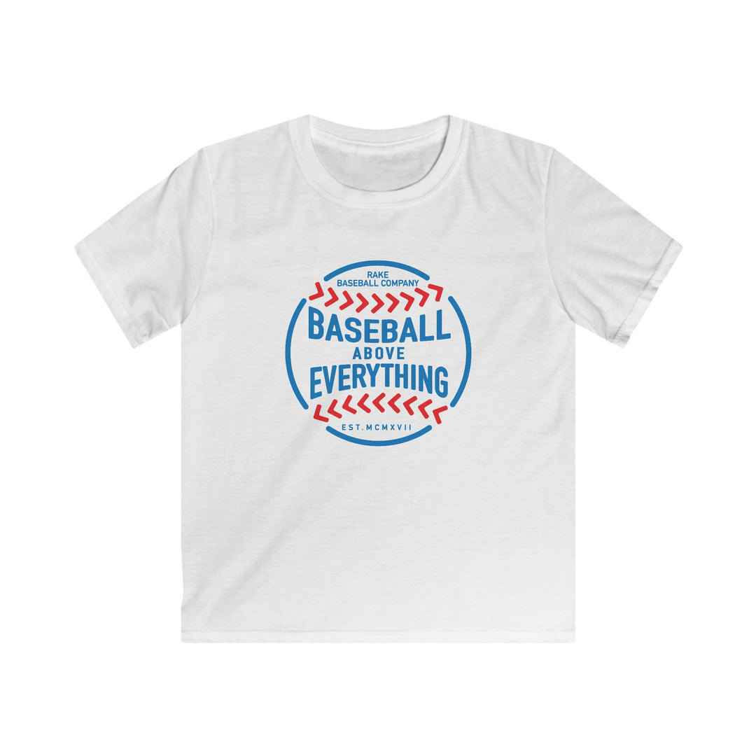 Kids Baseball Above Everything Tee