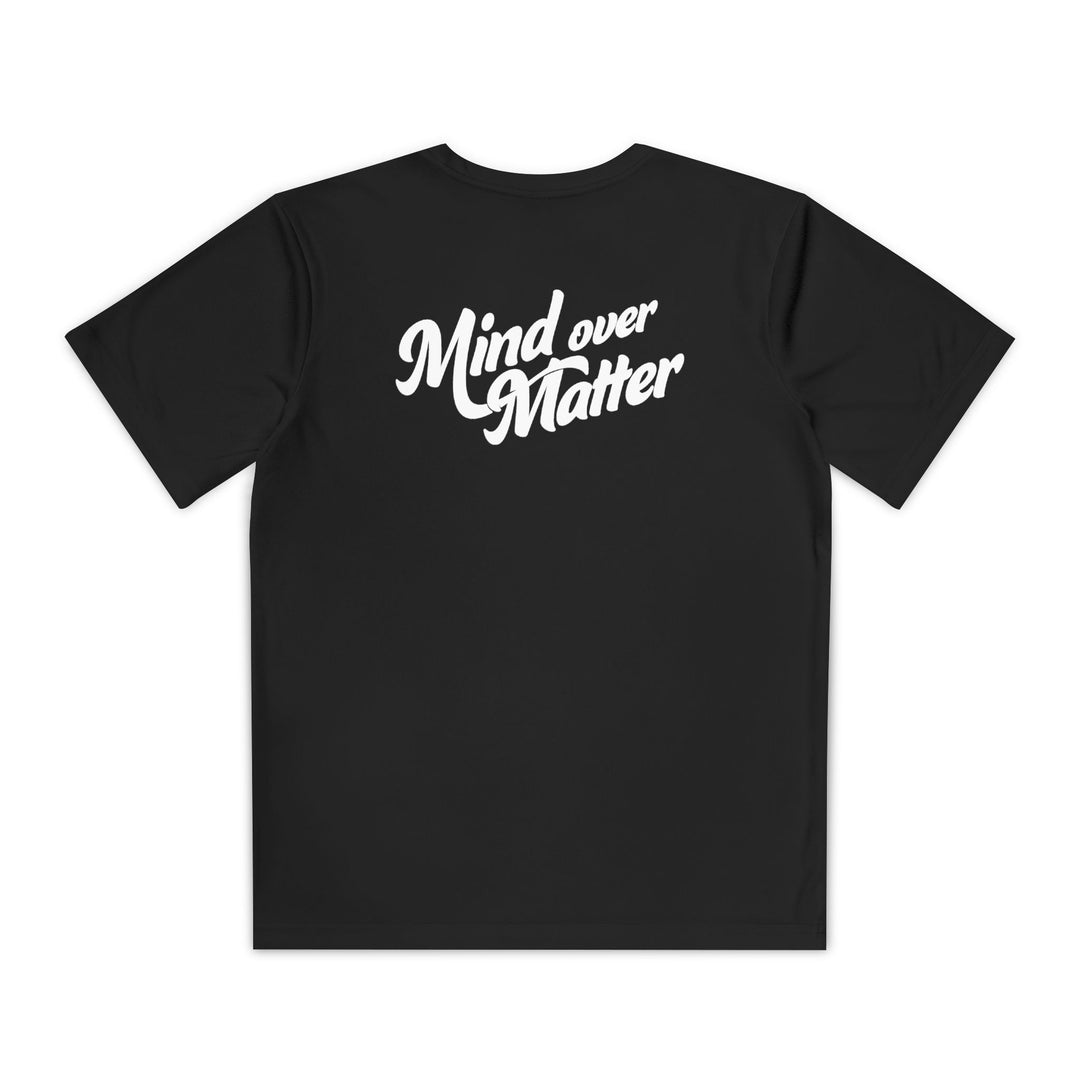 Kids Mind Over Matter Dry Fit Tee - Rake Baseball Company - RAKE BASEBALL | BASEBALL T-SHIRT | BASEBALL CLOTHING | GOOD VIBES ONLY