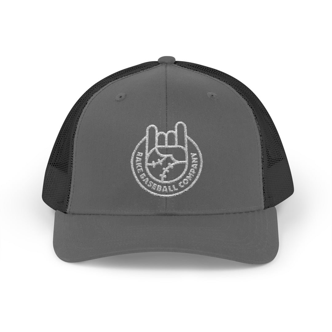 Rake Rock On Snapback Trucker Cap