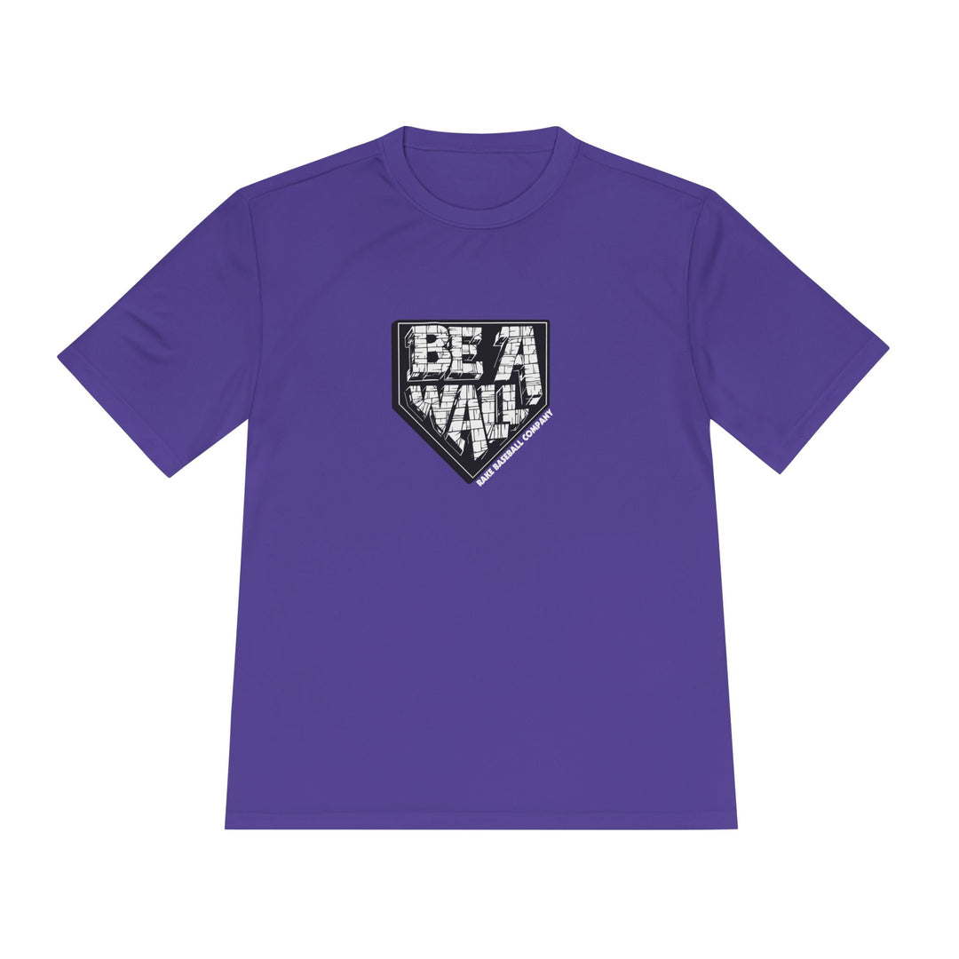 Be A Wall Catchers Dry Fit Tee - Rake Baseball Company - RAKE BASEBALL | BASEBALL T-SHIRT | BASEBALL CLOTHING | GOOD VIBES ONLY