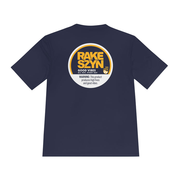 Rake SZYN Dry Fit Tee - Rake Baseball Company - RAKE BASEBALL | BASEBALL T-SHIRT | BASEBALL CLOTHING | GOOD VIBES ONLY