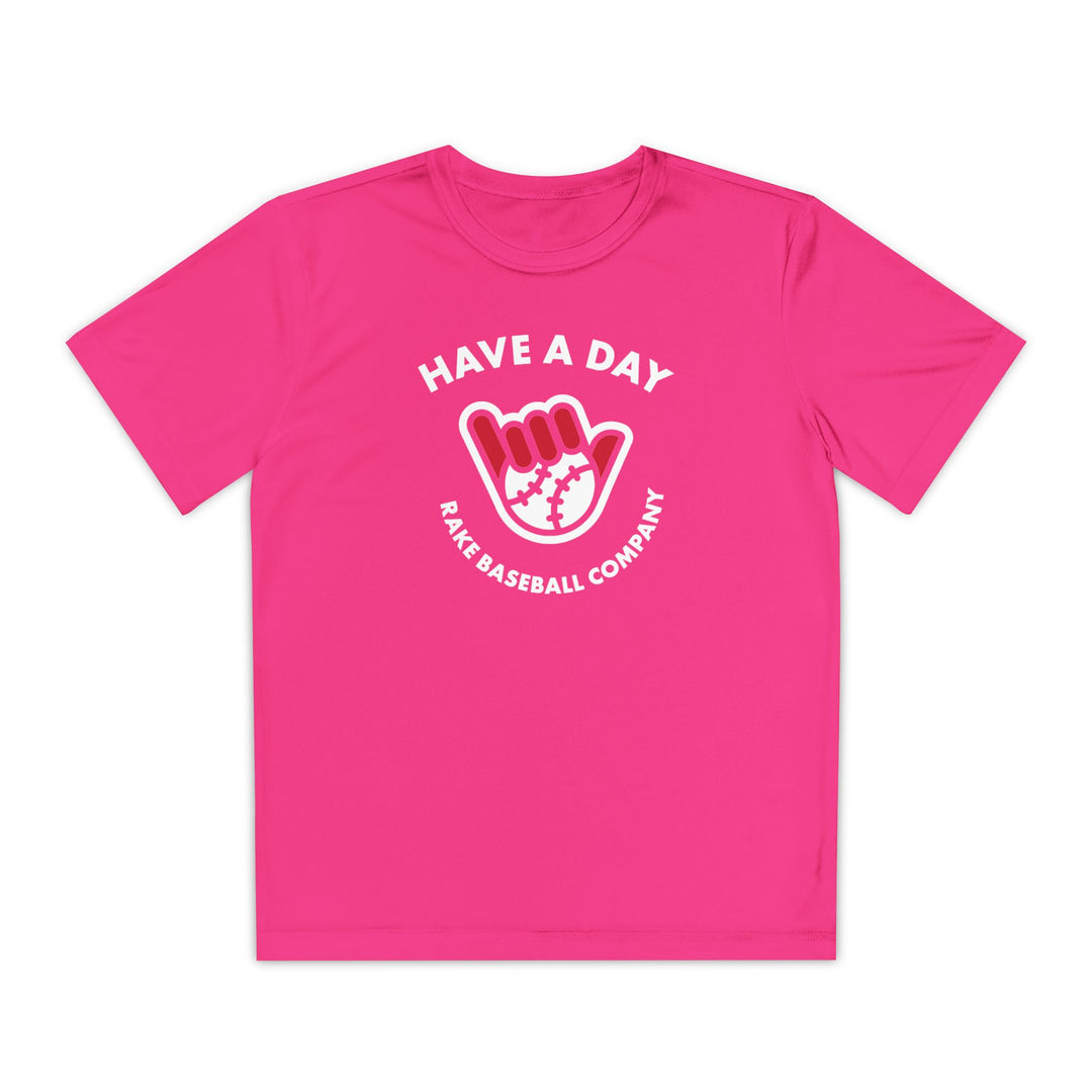 Kids Have A Day Dry Fit Tee - Rake Baseball Company - RAKE BASEBALL | BASEBALL T-SHIRT | BASEBALL CLOTHING | GOOD VIBES ONLY