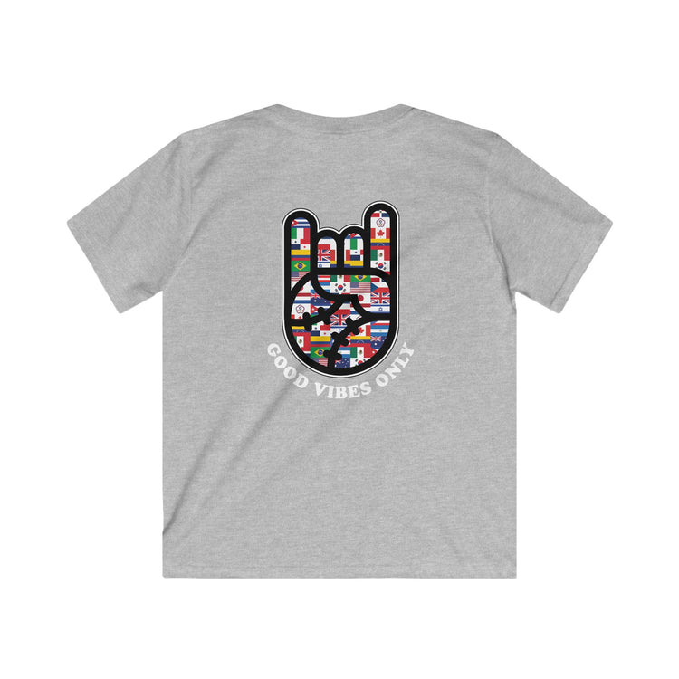 Kids Good Vibes Only WBC Edition Tee - Rake Baseball Company - RAKE BASEBALL | BASEBALL T-SHIRT | BASEBALL CLOTHING | GOOD VIBES ONLY