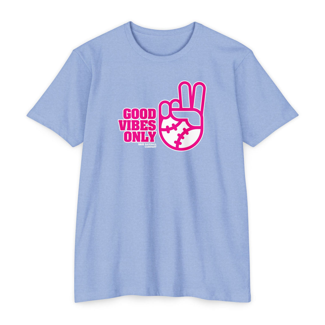 Good Vibes Only Tee - Rake Baseball Company - RAKE BASEBALL | BASEBALL T-SHIRT | BASEBALL CLOTHING | GOOD VIBES ONLY