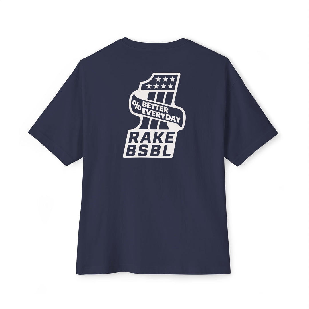 One Percent Better Oversized Tee