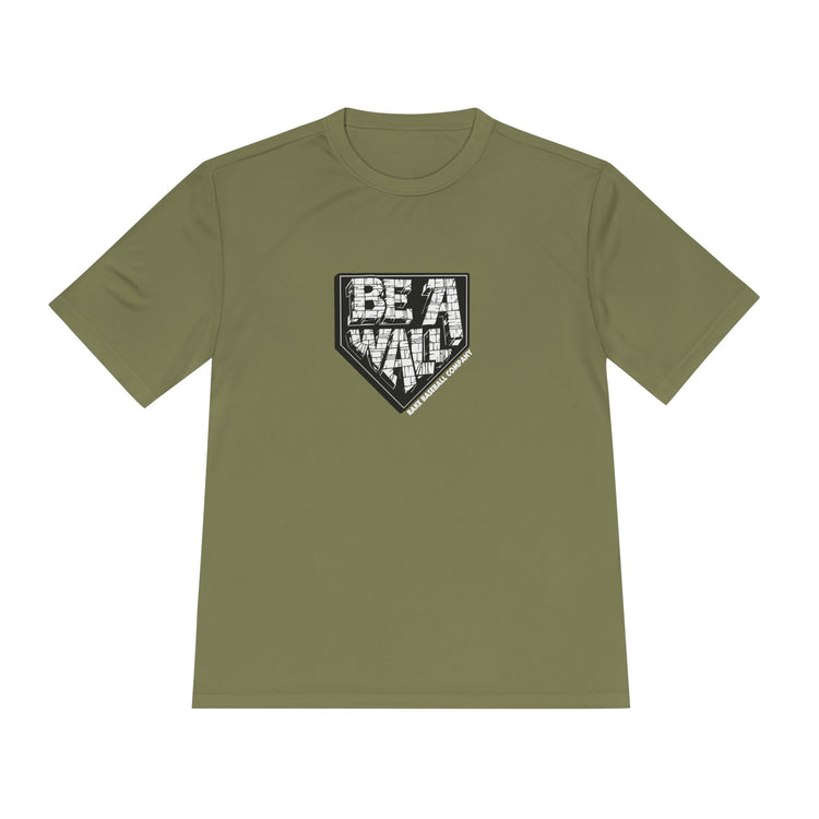 Be A Wall Catchers Dry Fit Tee - Rake Baseball Company - RAKE BASEBALL | BASEBALL T-SHIRT | BASEBALL CLOTHING | GOOD VIBES ONLY