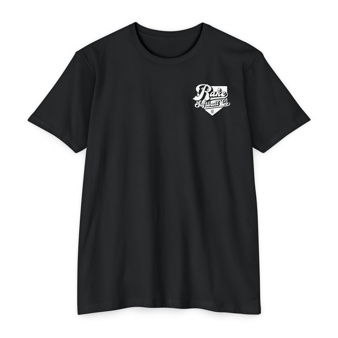 Rake Softball Co. Tee - Rake Baseball Company - RAKE BASEBALL | BASEBALL T-SHIRT | BASEBALL CLOTHING | GOOD VIBES ONLY