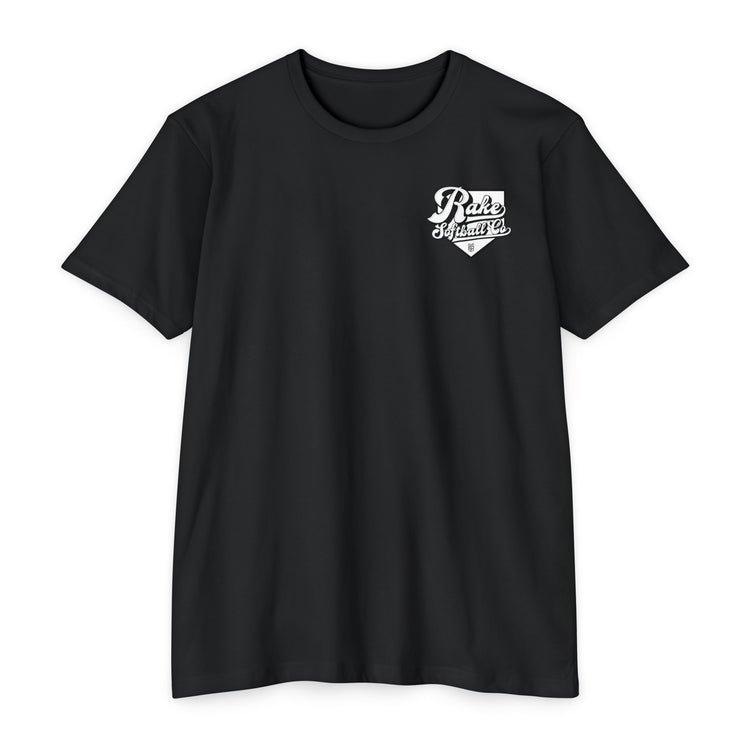 Rake Softball Co. Tee - Rake Baseball Company - RAKE BASEBALL | BASEBALL T-SHIRT | BASEBALL CLOTHING | GOOD VIBES ONLY
