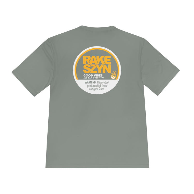 Rake SZYN Dry Fit Tee - Rake Baseball Company - RAKE BASEBALL | BASEBALL T-SHIRT | BASEBALL CLOTHING | GOOD VIBES ONLY