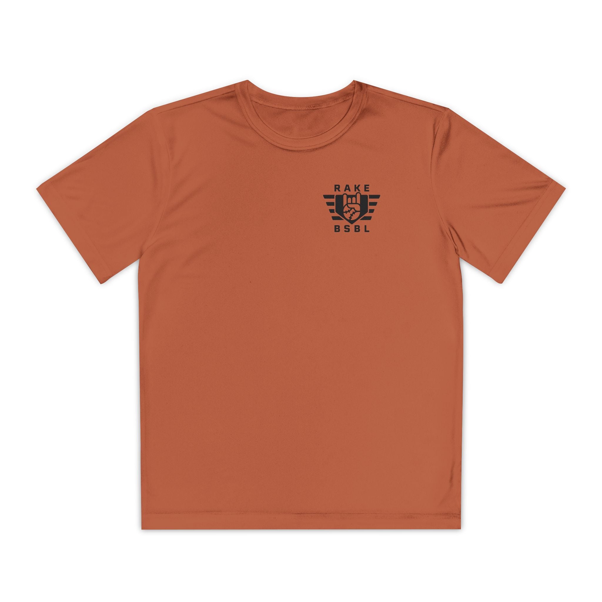 Kids Rake Flag Dry Fit Tee - Rake Baseball Company - RAKE BASEBALL | BASEBALL T-SHIRT | BASEBALL CLOTHING | GOOD VIBES ONLY