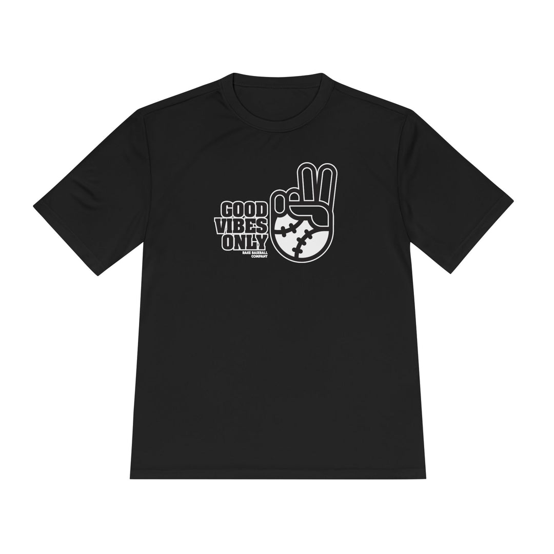 CHI Inspired GVO Dry Fit Tee - Rake Baseball Company - RAKE BASEBALL | BASEBALL T-SHIRT | BASEBALL CLOTHING | GOOD VIBES ONLY