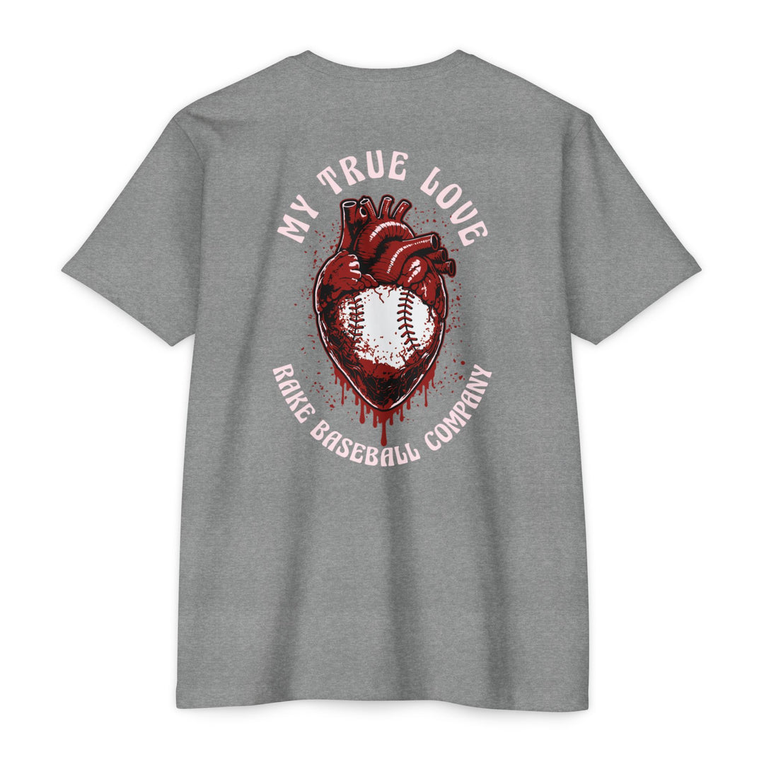 My True Love Baseball Tee - Rake Baseball Company - RAKE BASEBALL | BASEBALL T-SHIRT | BASEBALL CLOTHING | GOOD VIBES ONLY