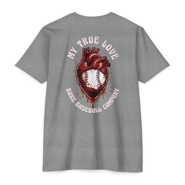 My True Love Baseball Tee - Rake Baseball Company - RAKE BASEBALL | BASEBALL T-SHIRT | BASEBALL CLOTHING | GOOD VIBES ONLY