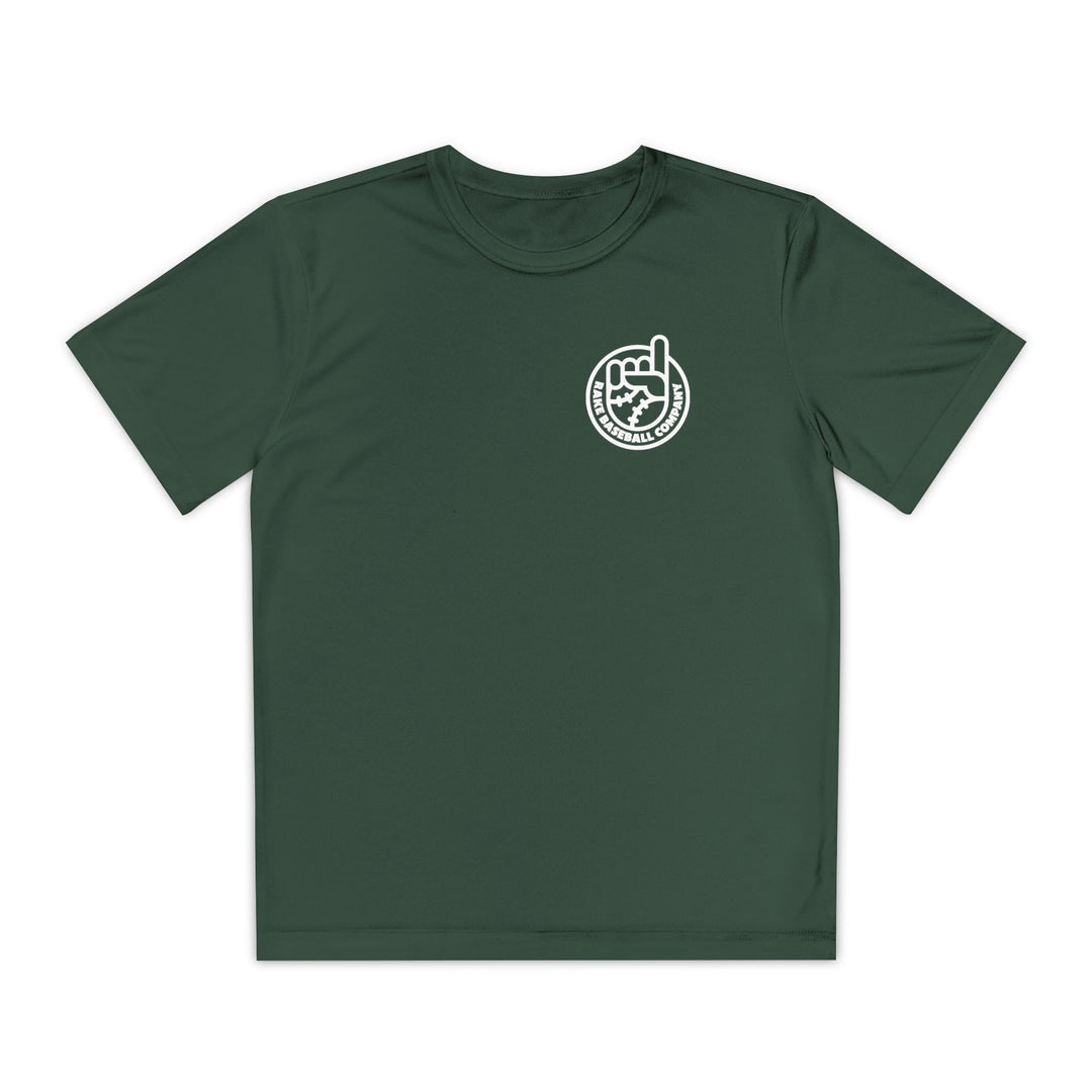 Kids One Day or Day One Dry Fit Tee - Rake Baseball Company - RAKE BASEBALL | BASEBALL T-SHIRT | BASEBALL CLOTHING | GOOD VIBES ONLY