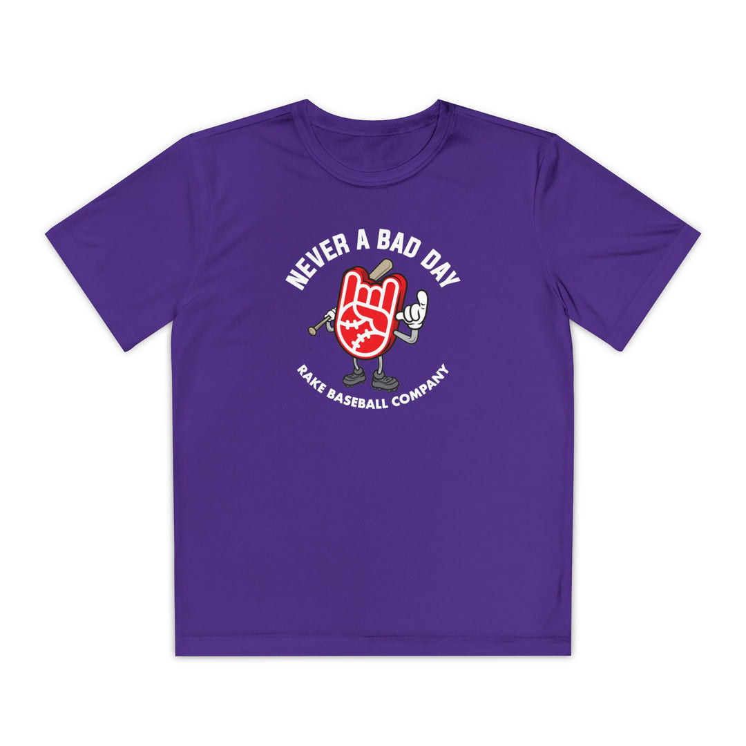 Kids "Never A Bad Day" Dry Fit Tee
