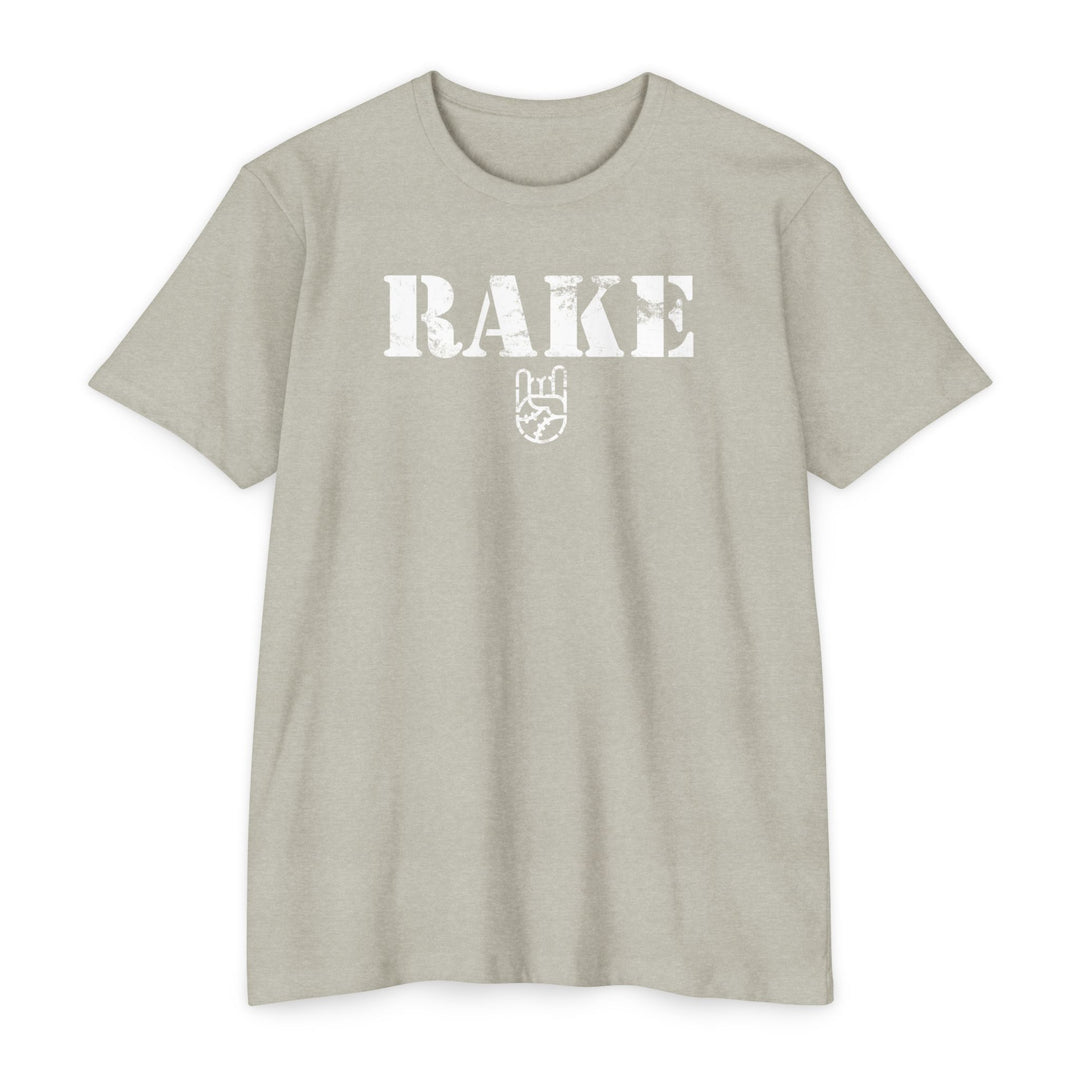 Rake Stencil Tee - Rake Baseball Company - RAKE BASEBALL | BASEBALL T-SHIRT | BASEBALL CLOTHING | GOOD VIBES ONLY