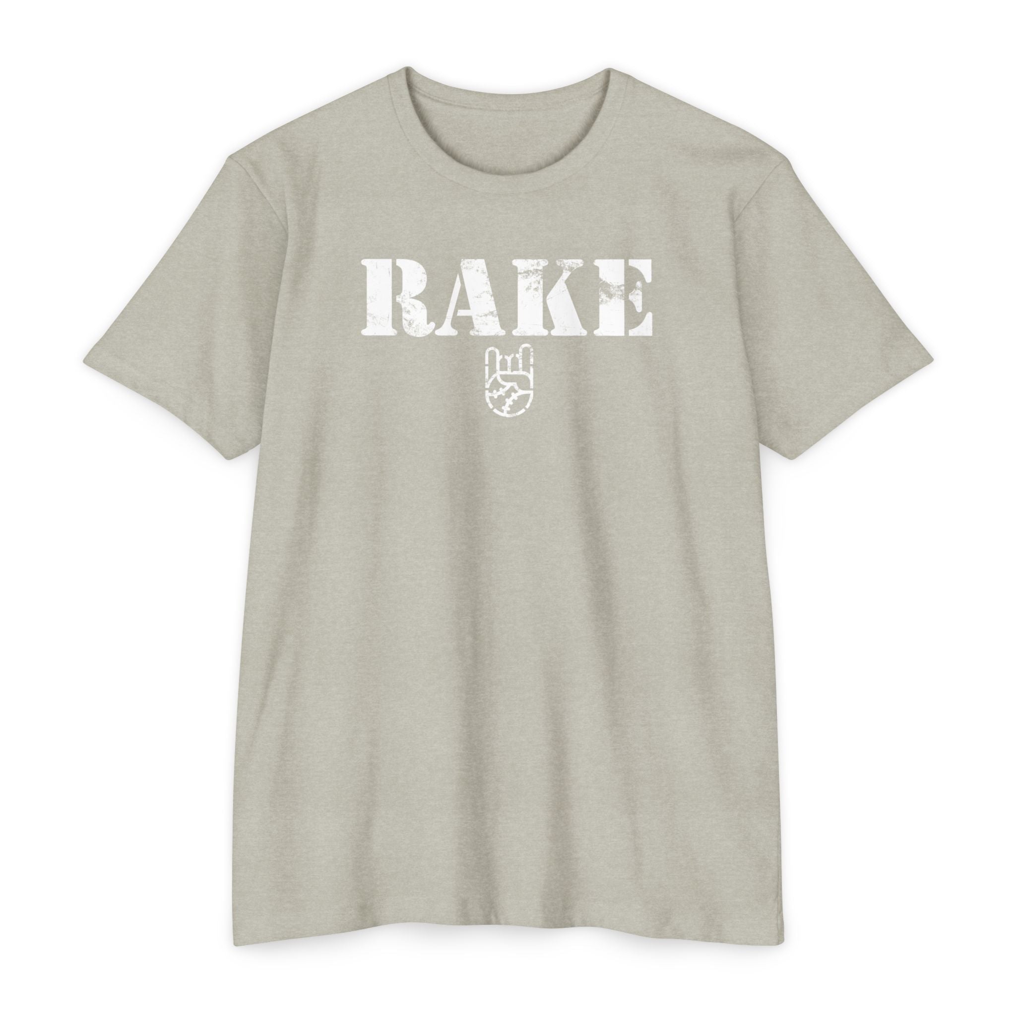 Rake Stencil Tee - Rake Baseball Company - RAKE BASEBALL | BASEBALL T-SHIRT | BASEBALL CLOTHING | GOOD VIBES ONLY