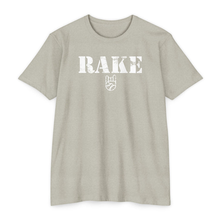 Rake Stencil Tee - Rake Baseball Company - RAKE BASEBALL | BASEBALL T-SHIRT | BASEBALL CLOTHING | GOOD VIBES ONLY