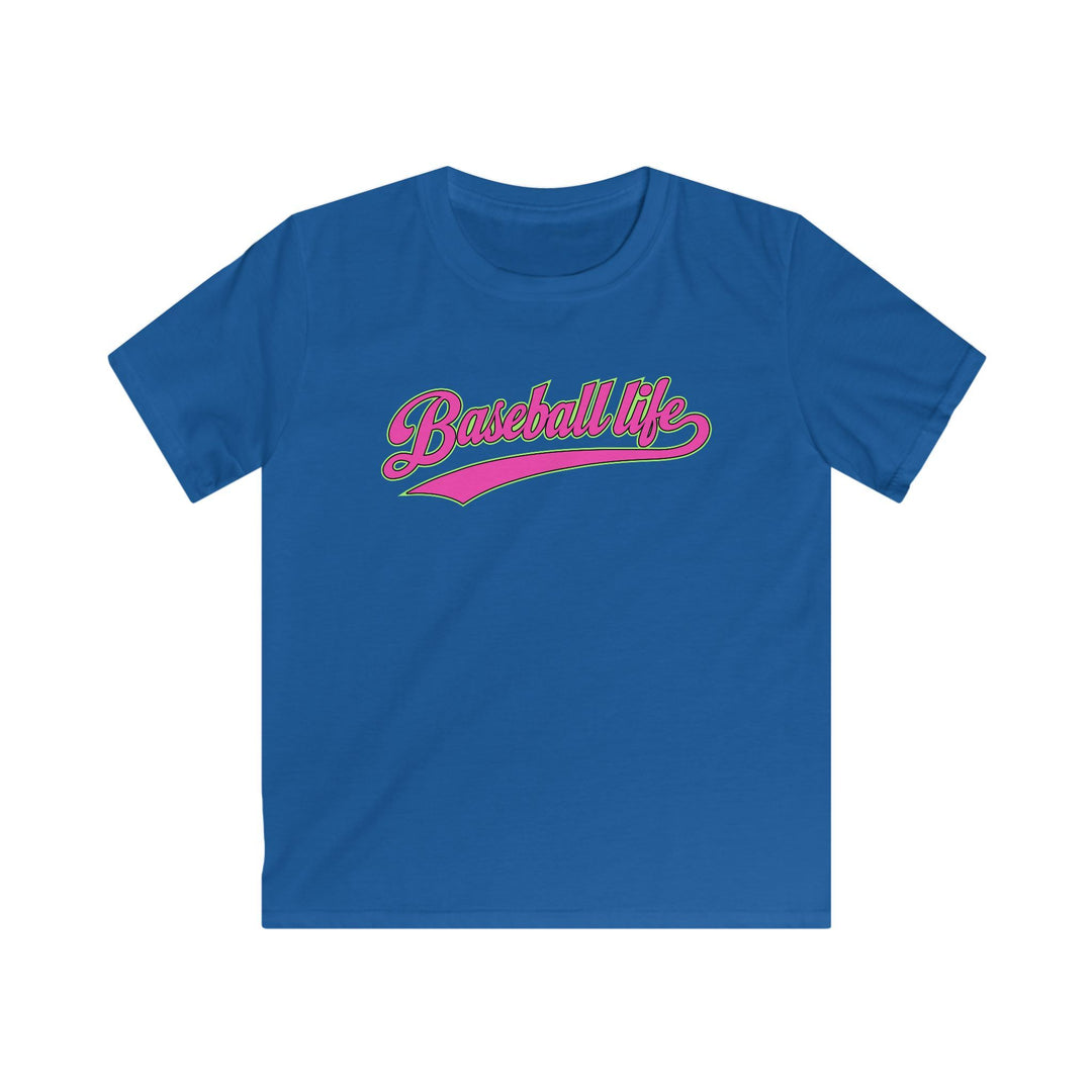 Kids Baseball Life Pink Edition Tee