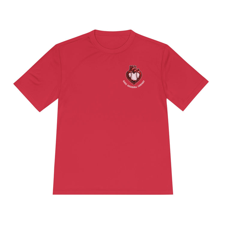 True Amor Baseball Dry Fit Tee - Rake Baseball Company - RAKE BASEBALL | BASEBALL T-SHIRT | BASEBALL CLOTHING | GOOD VIBES ONLY