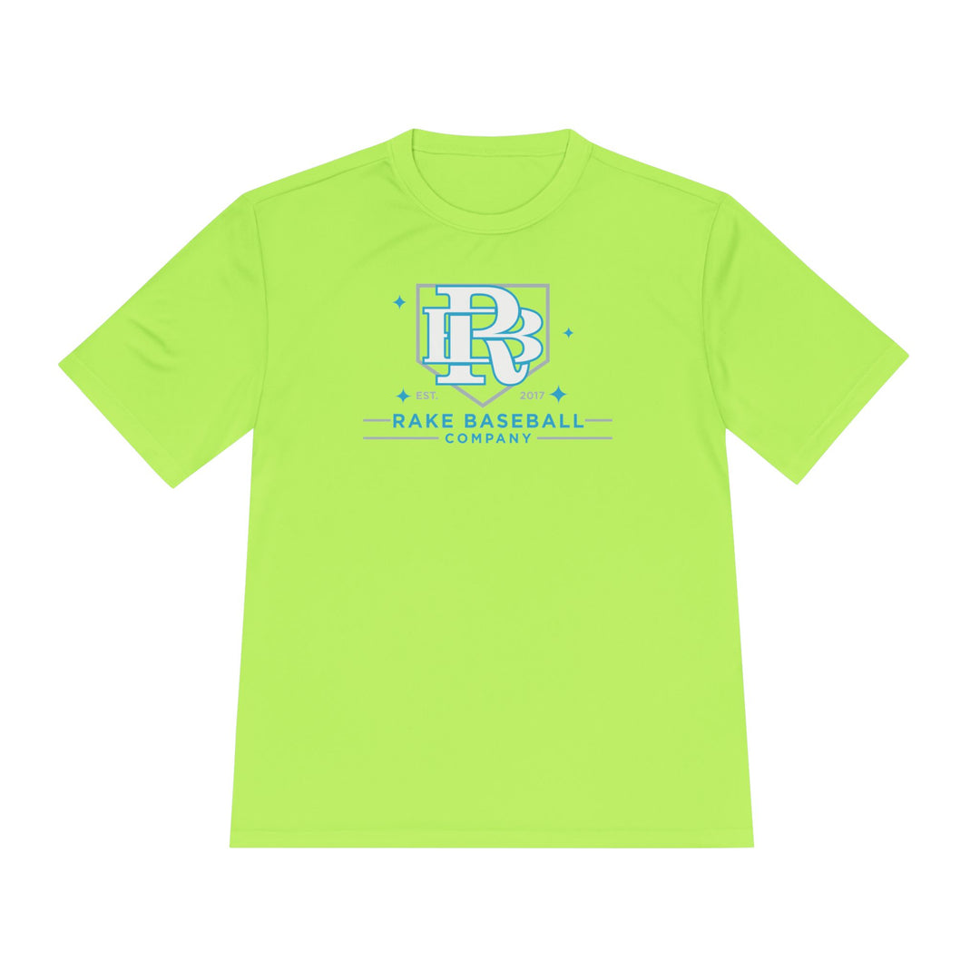 Rake Baseball Homeplate Tee Dry Fit Tee - Rake Baseball Company - RAKE BASEBALL | BASEBALL T-SHIRT | BASEBALL CLOTHING | GOOD VIBES ONLY