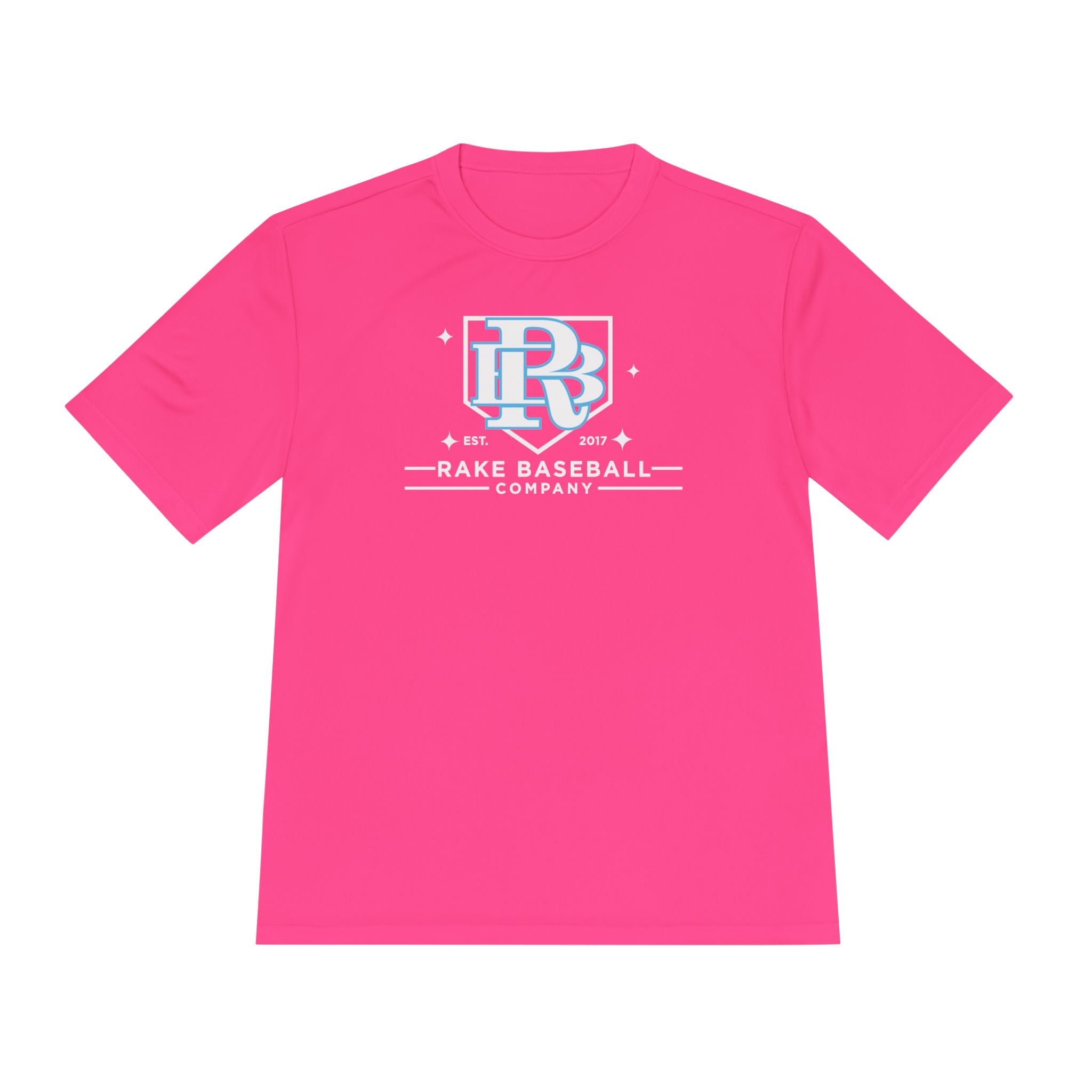 Rake Baseball Homeplate Tee Dry Fit Tee - Rake Baseball Company - RAKE BASEBALL | BASEBALL T-SHIRT | BASEBALL CLOTHING | GOOD VIBES ONLY