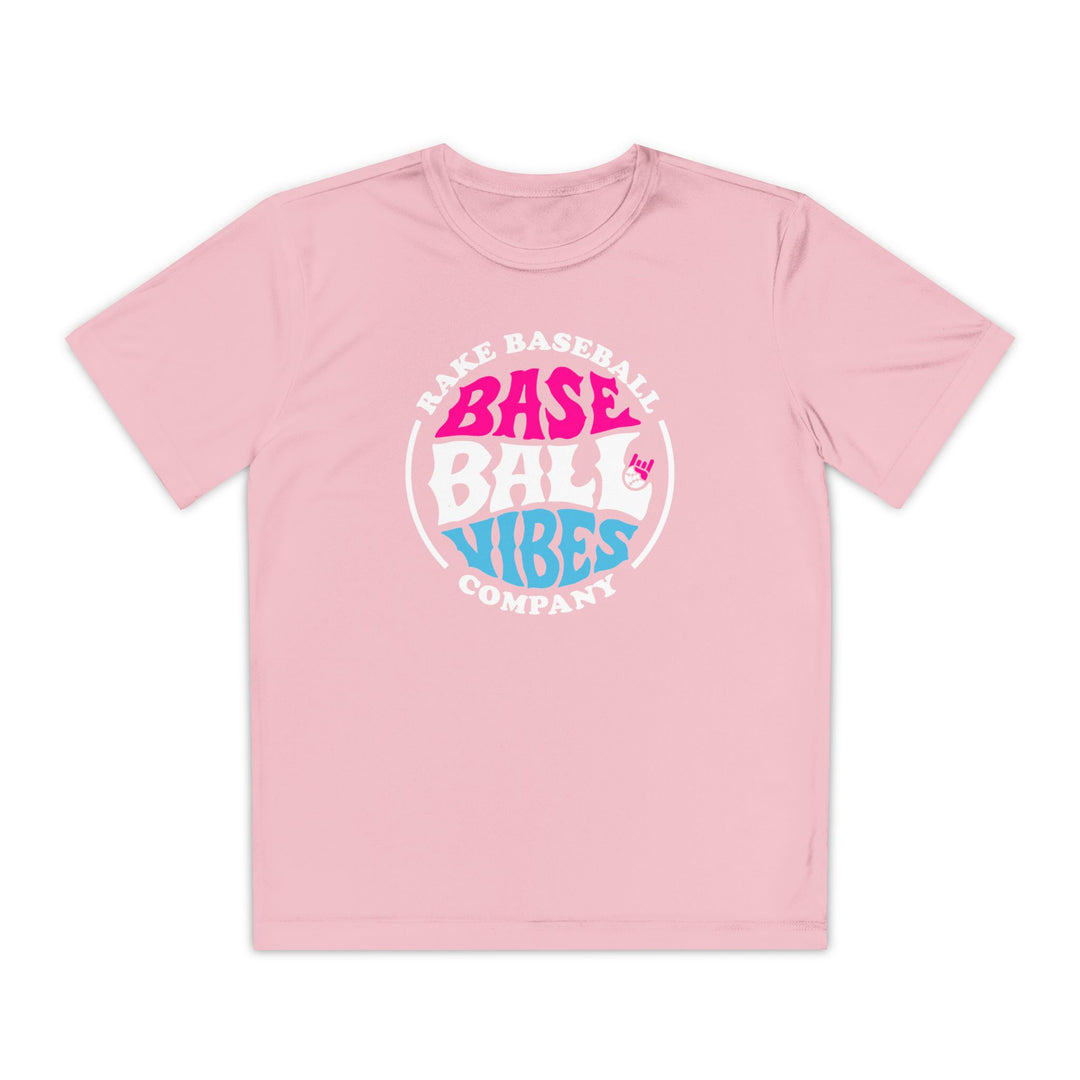 Kids Baseball Vibes Dry Fit Tee