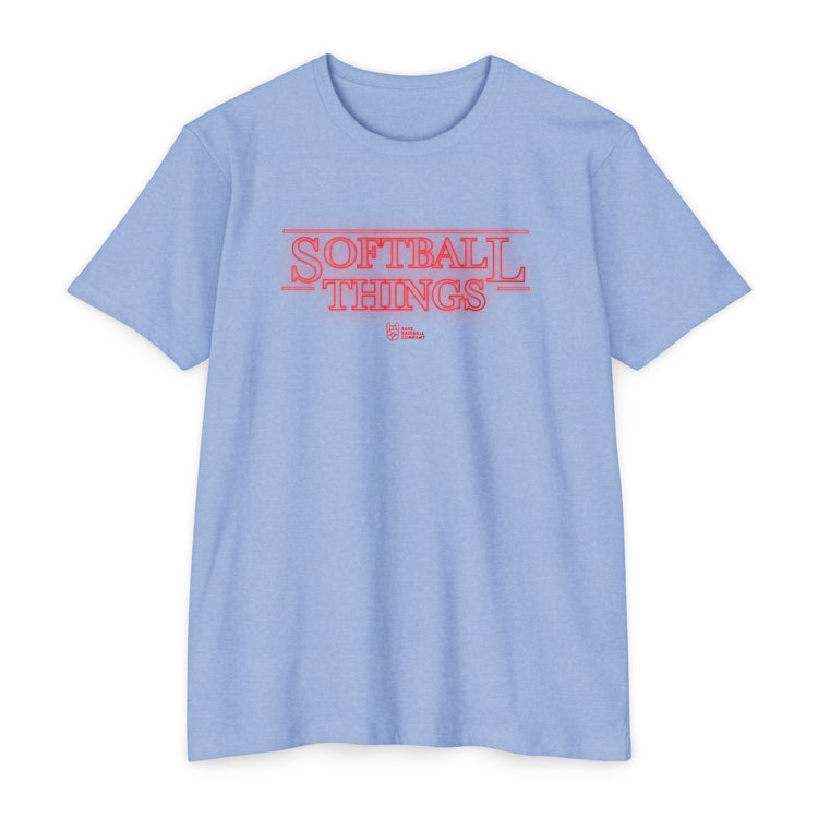 Softball Things Tee - Rake Baseball Company - RAKE BASEBALL | BASEBALL T-SHIRT | BASEBALL CLOTHING | GOOD VIBES ONLY