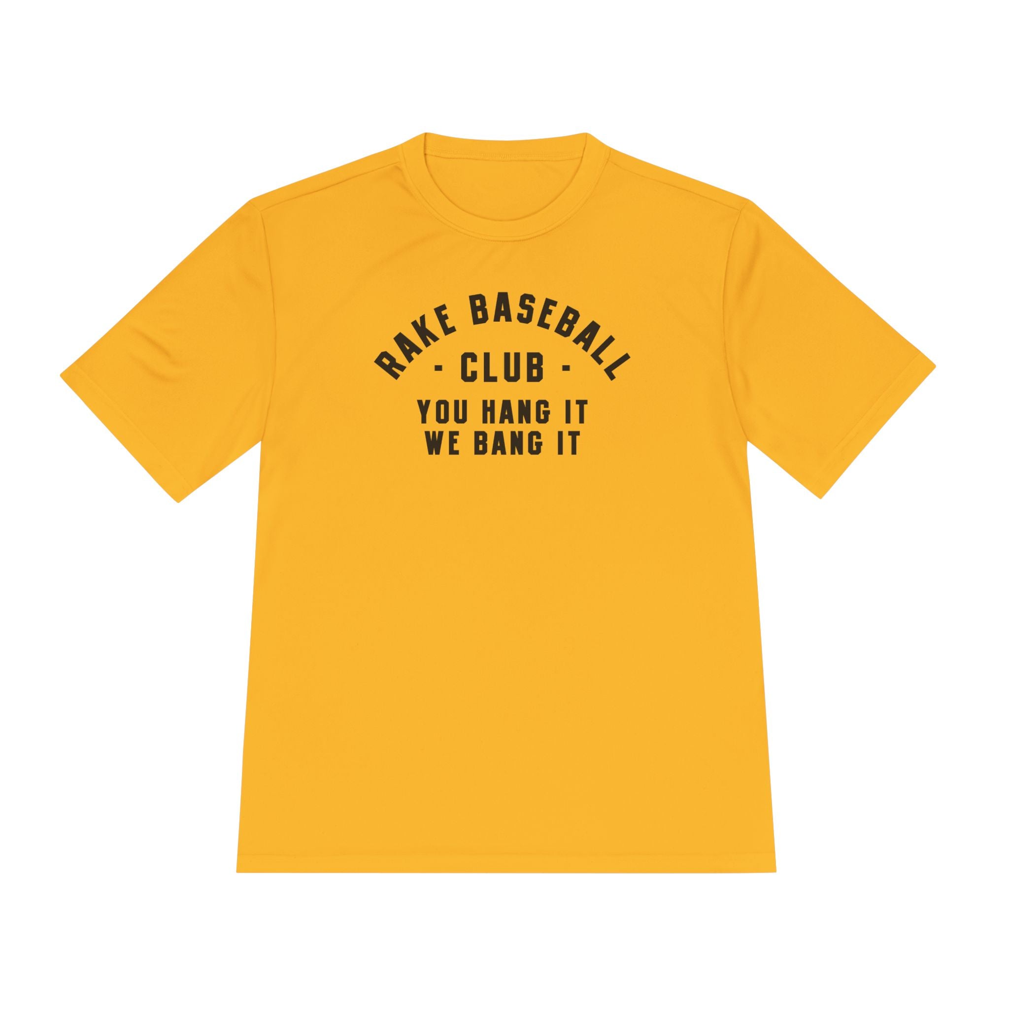 Rake Baseball Club Dry Fit Tee - Rake Baseball Company - RAKE BASEBALL | BASEBALL T-SHIRT | BASEBALL CLOTHING | GOOD VIBES ONLY