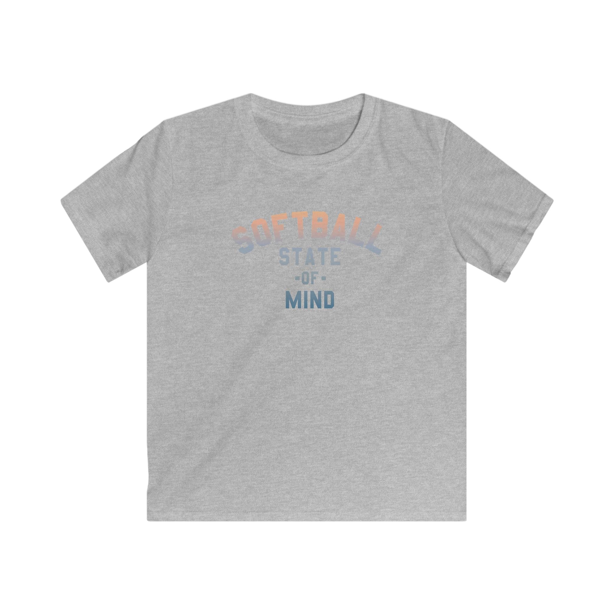 Kids Softball State Of Mind Tee - Rake Baseball Company - RAKE BASEBALL | BASEBALL T-SHIRT | BASEBALL CLOTHING | GOOD VIBES ONLY