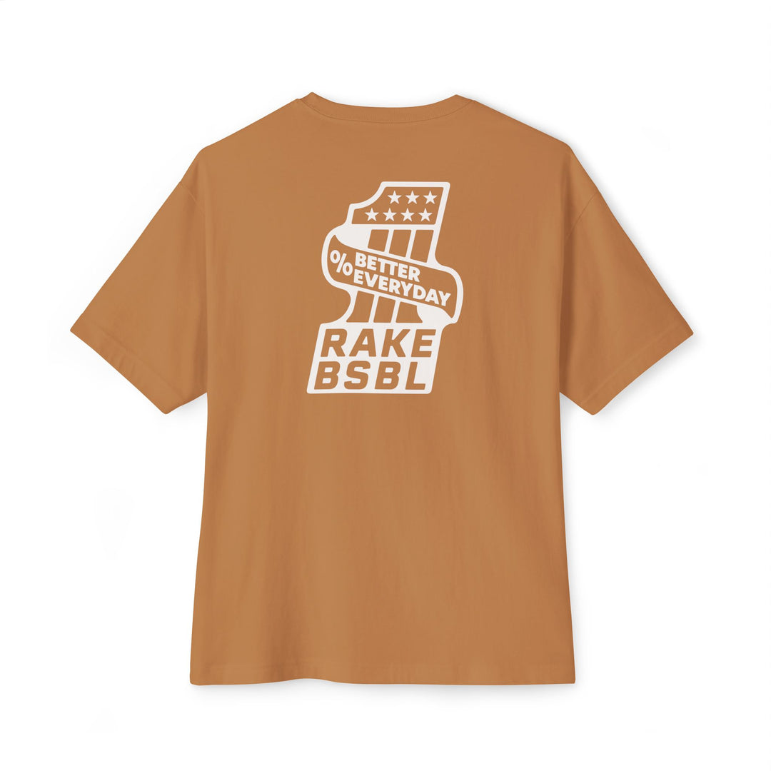 One Percent Better Oversized Tee
