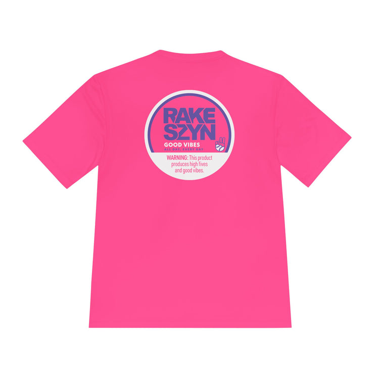 Rake SZYN Dry Fit Tee - Rake Baseball Company - RAKE BASEBALL | BASEBALL T-SHIRT | BASEBALL CLOTHING | GOOD VIBES ONLY