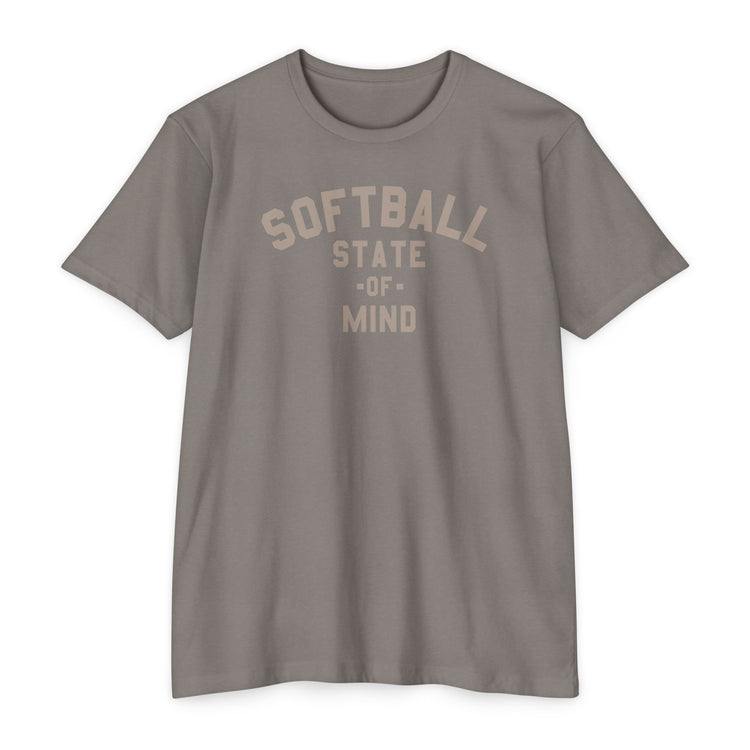 Softball State Of Mind Tee - Rake Baseball Company - RAKE BASEBALL | BASEBALL T-SHIRT | BASEBALL CLOTHING | GOOD VIBES ONLY