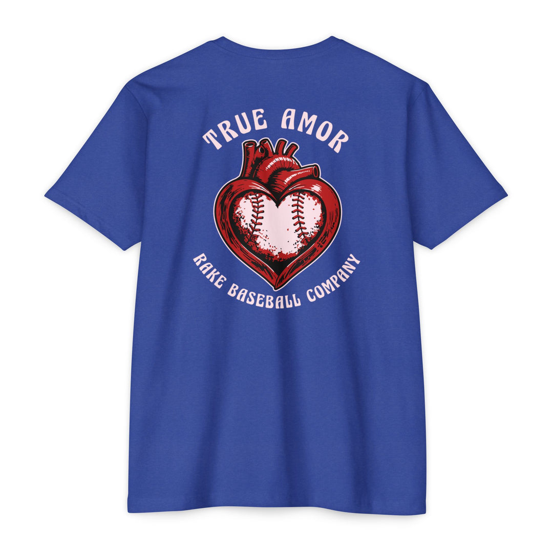 True Amor Baseball Tee - Rake Baseball Company - RAKE BASEBALL | BASEBALL T-SHIRT | BASEBALL CLOTHING | GOOD VIBES ONLY