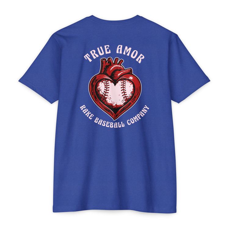 True Amor Baseball Tee - Rake Baseball Company - RAKE BASEBALL | BASEBALL T-SHIRT | BASEBALL CLOTHING | GOOD VIBES ONLY