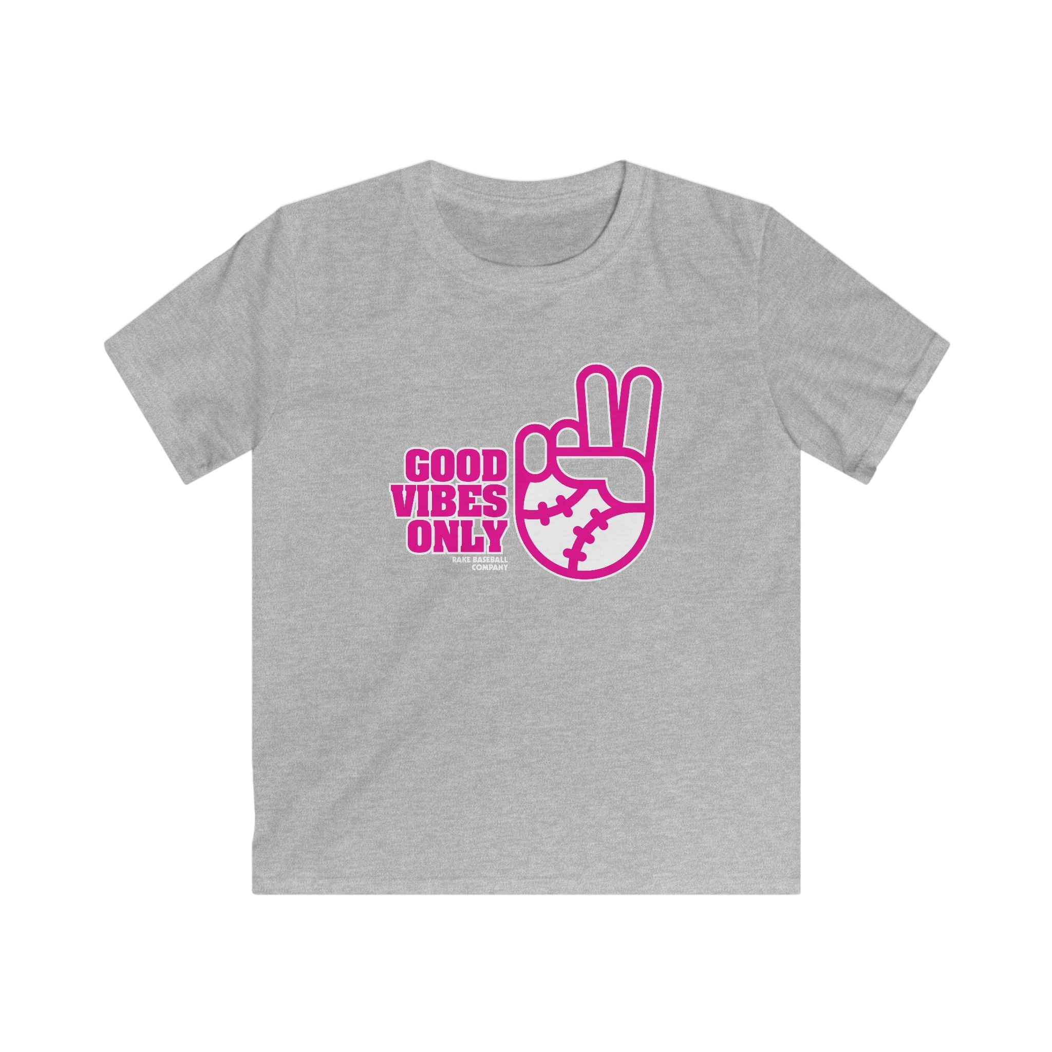 Kids Good Vibes Only Tee - Rake Baseball Company - RAKE BASEBALL | BASEBALL T-SHIRT | BASEBALL CLOTHING | GOOD VIBES ONLY