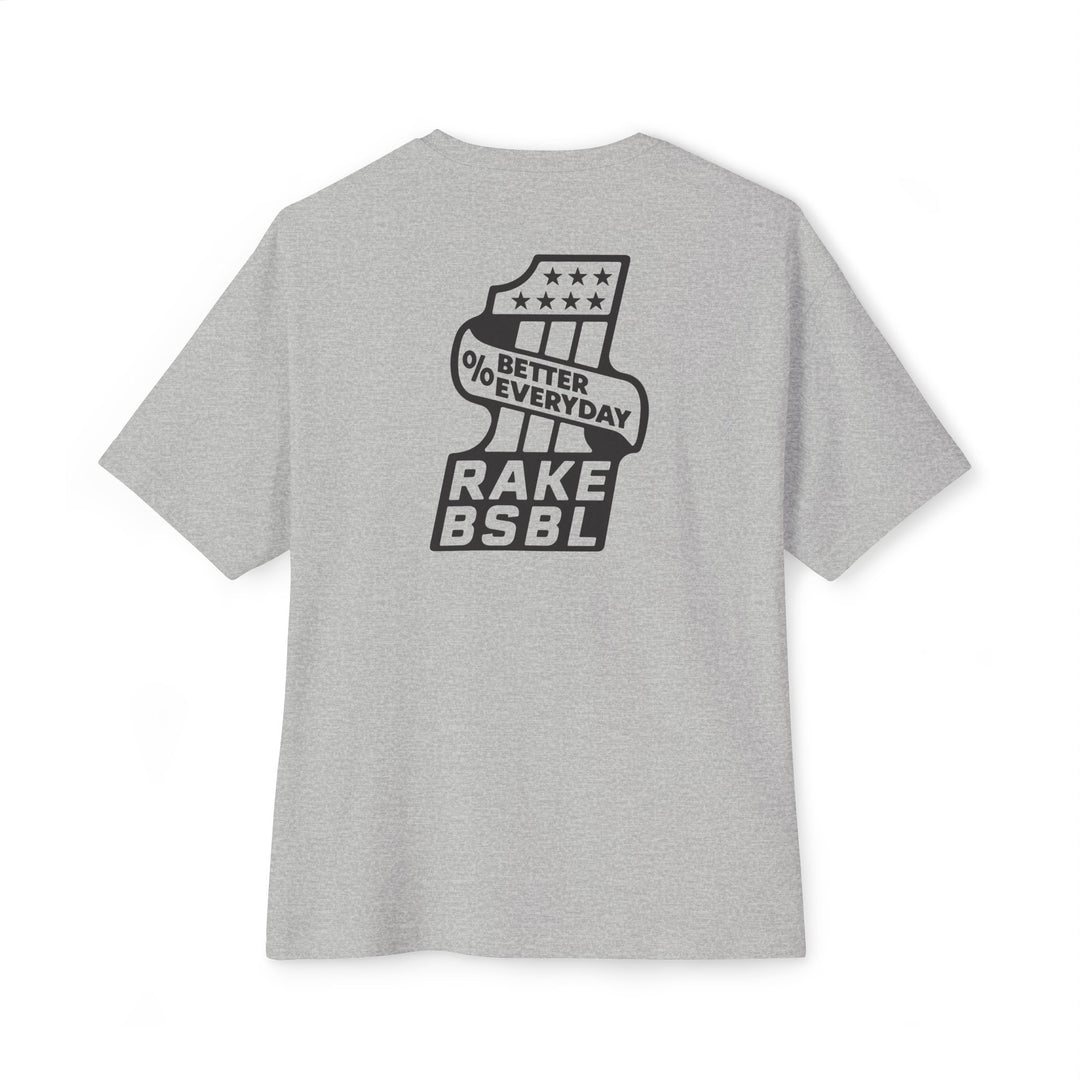 One Percent Better Oversized Tee