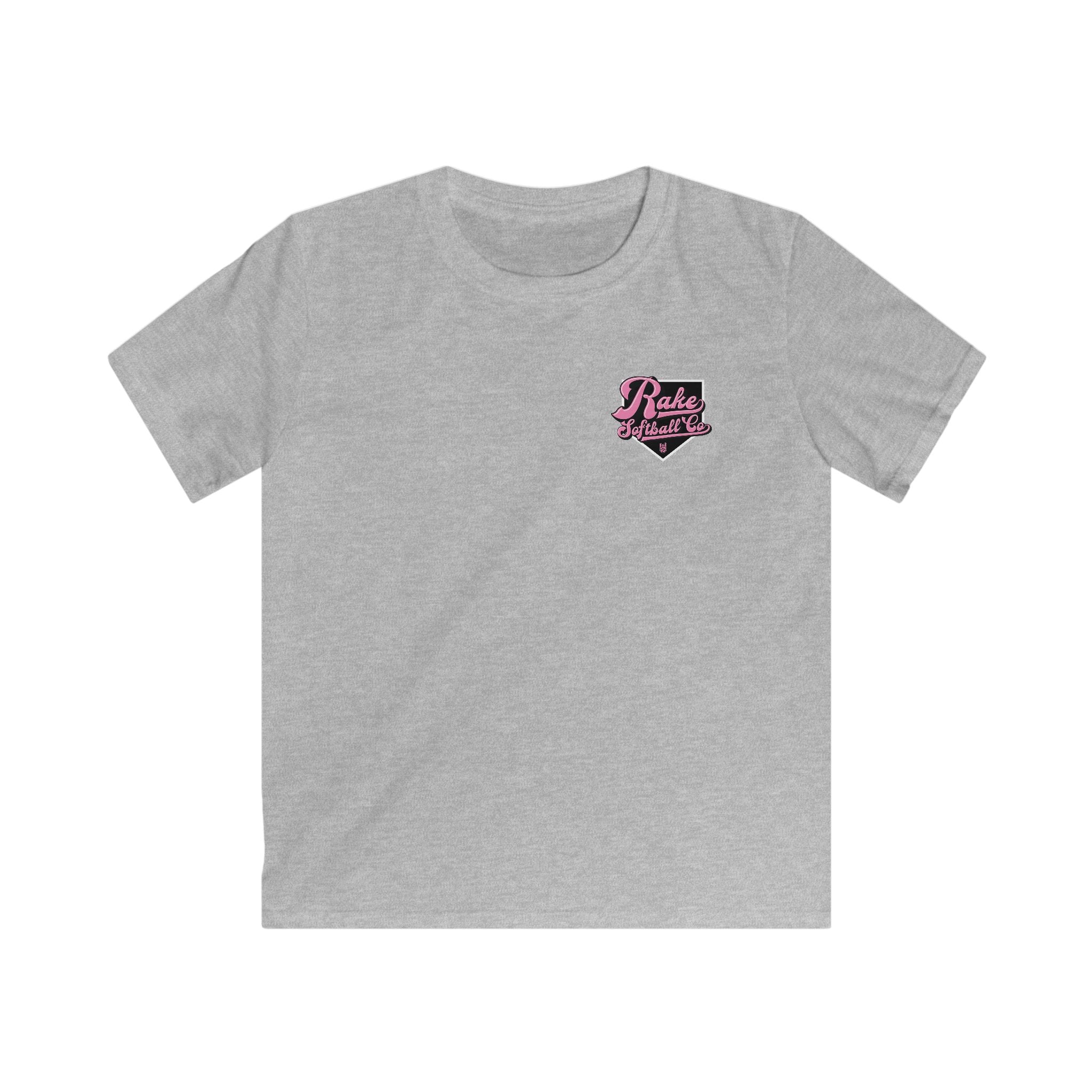 Kids Rake Softball Co. Tee - Rake Baseball Company - RAKE BASEBALL | BASEBALL T-SHIRT | BASEBALL CLOTHING | GOOD VIBES ONLY
