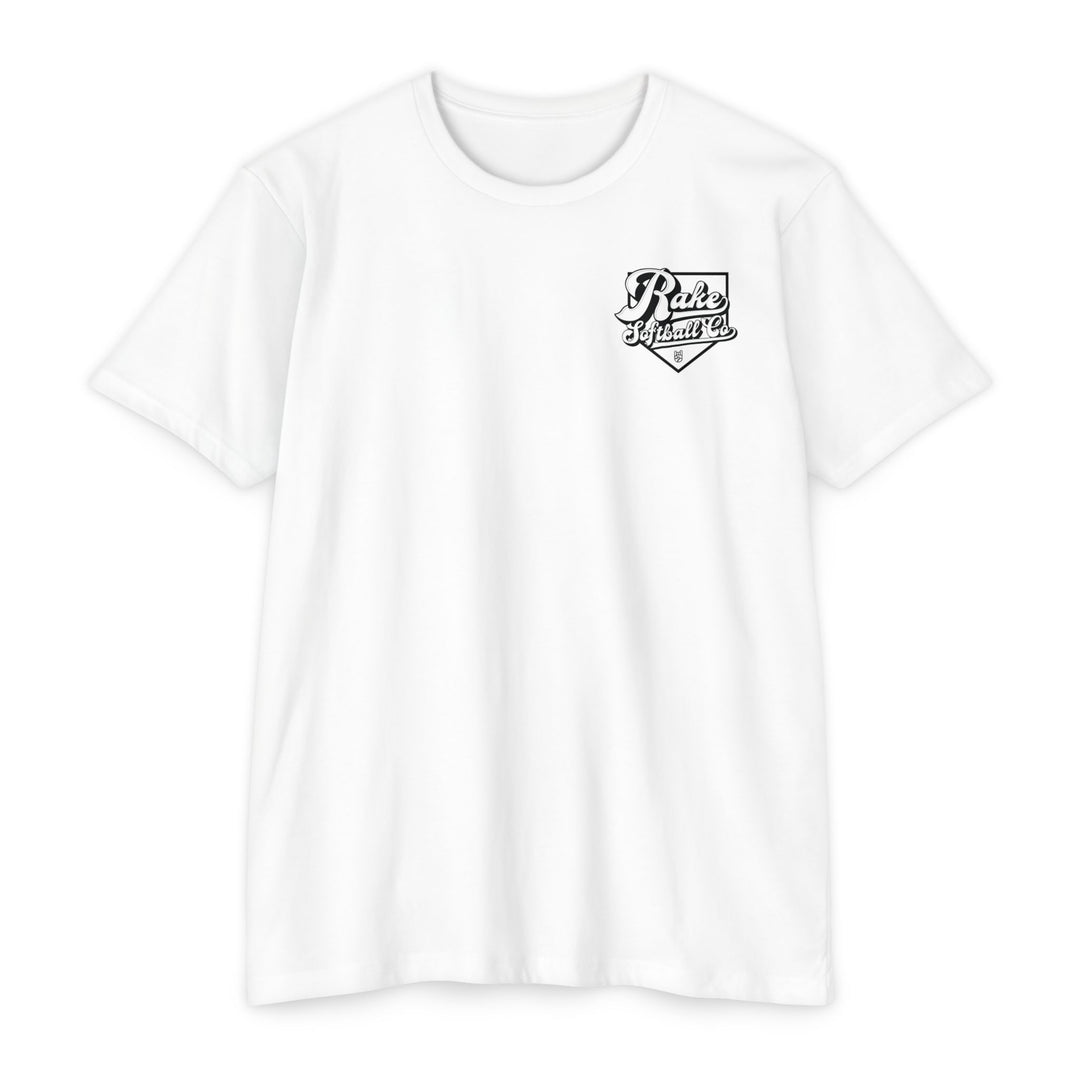 Rake Softball Co. Tee - Rake Baseball Company - RAKE BASEBALL | BASEBALL T-SHIRT | BASEBALL CLOTHING | GOOD VIBES ONLY